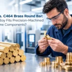C360 vs. C464 Brass Round Bar