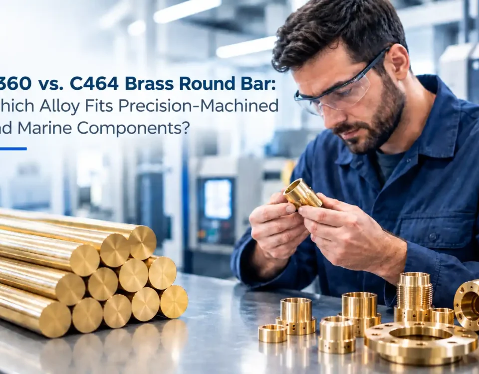C360 vs. C464 Brass Round Bar