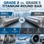 Grade 2 vs. Grade 5 Titanium Round Bar
